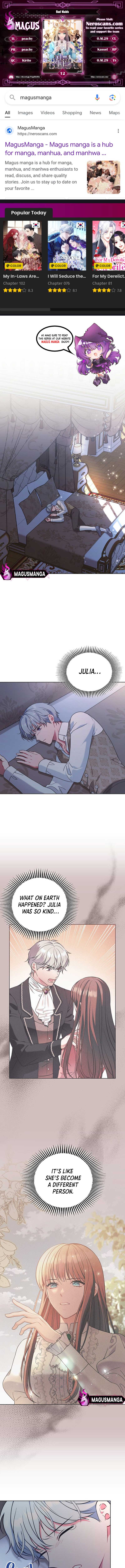 The Wicked Ladies in Waiting Chapter 12 - Page 1