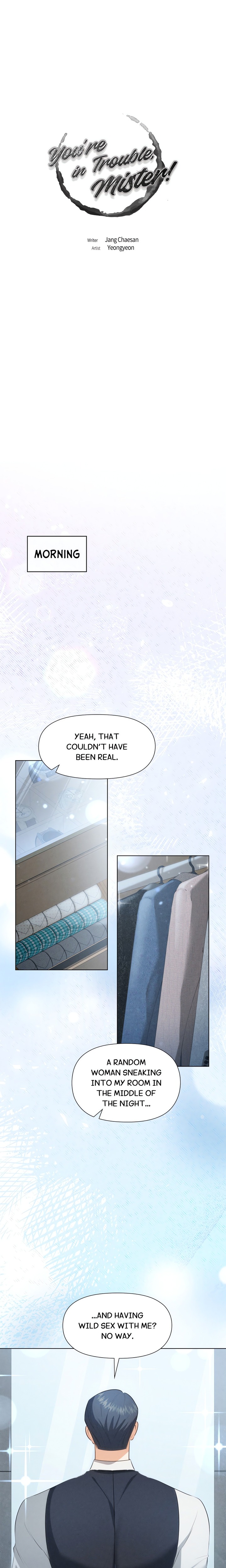 You’re in Trouble, Mister! Chapter 2 - Page 1