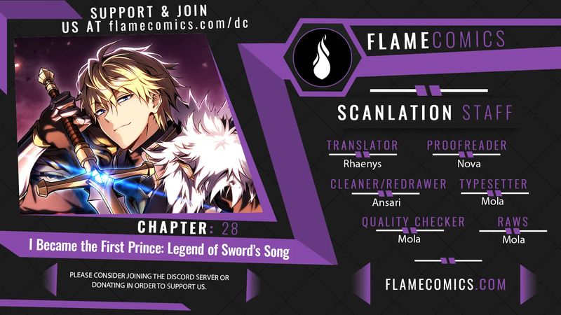 I Became the First Prince: Legend of Sword’s Song Chapter 28 - Page 1