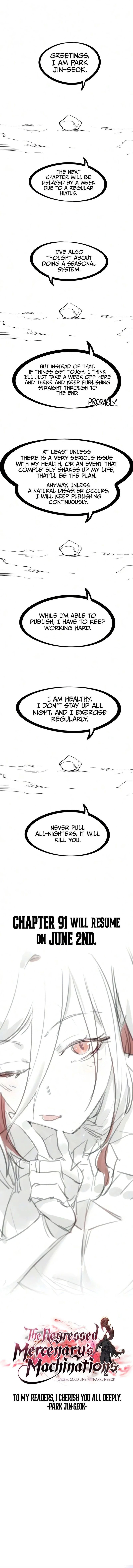 The Regressed Mercenary’s Machinations Chapter 90.5 - Page 1