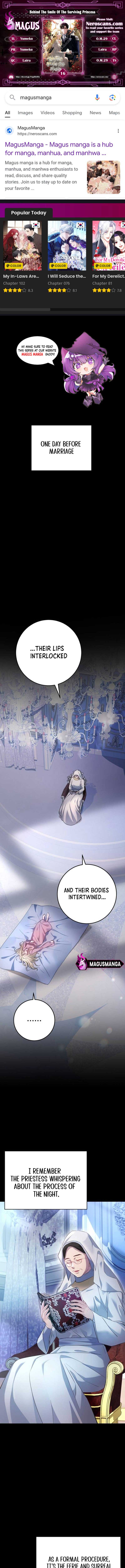 Beneath the Surviving Princess Joyful Facade Chapter 16 - Page 1