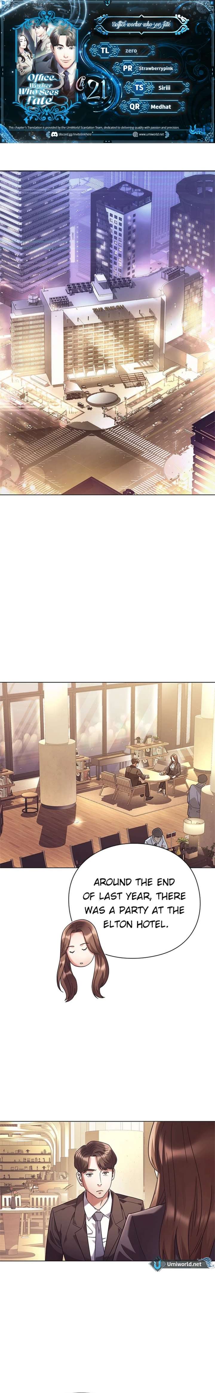 Office Worker Who Sees Fate Chapter 21 - Page 1