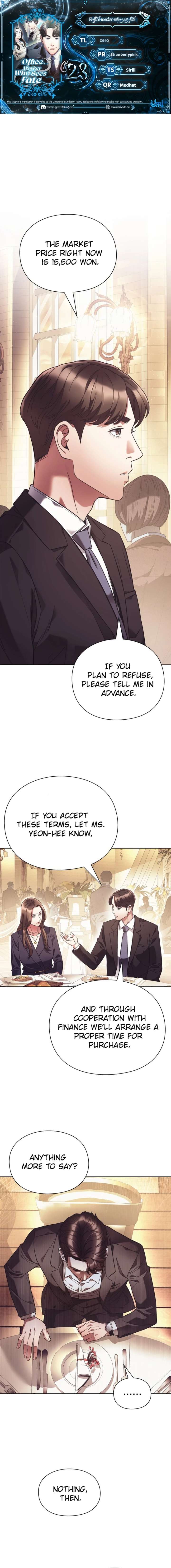 Office Worker Who Sees Fate Chapter 23 - Page 1