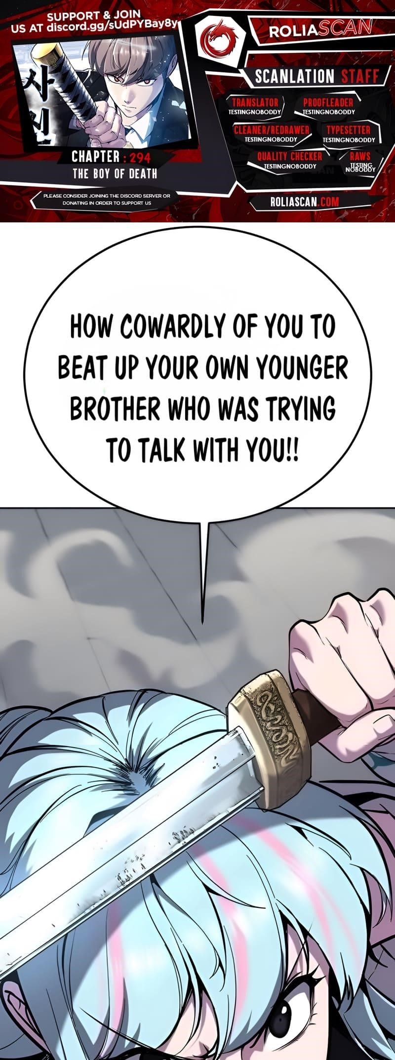 The Boy Of Death Chapter 294 - Page 1