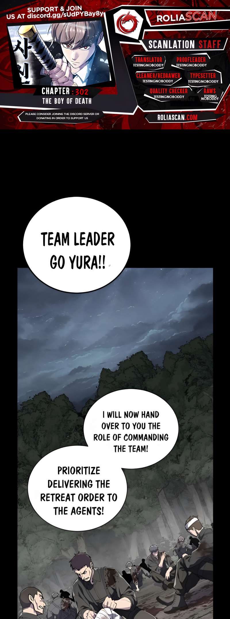 The Boy Of Death Chapter 302 - Page 1