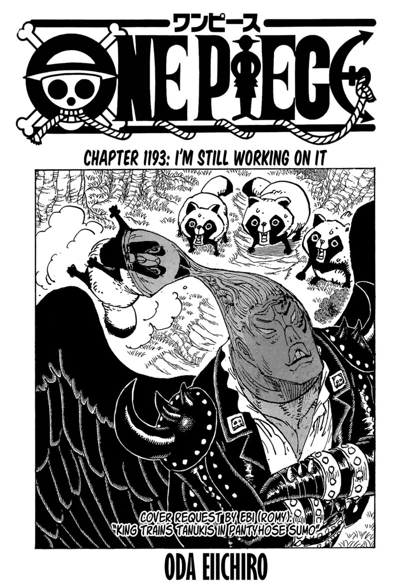 One Piece Chapter 1193 - Page 1