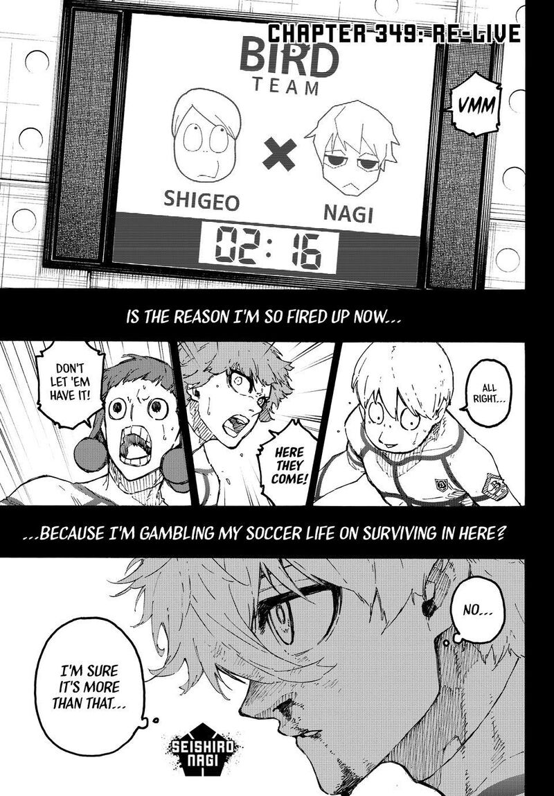 Blue Lock Chapter 349 - Page 1