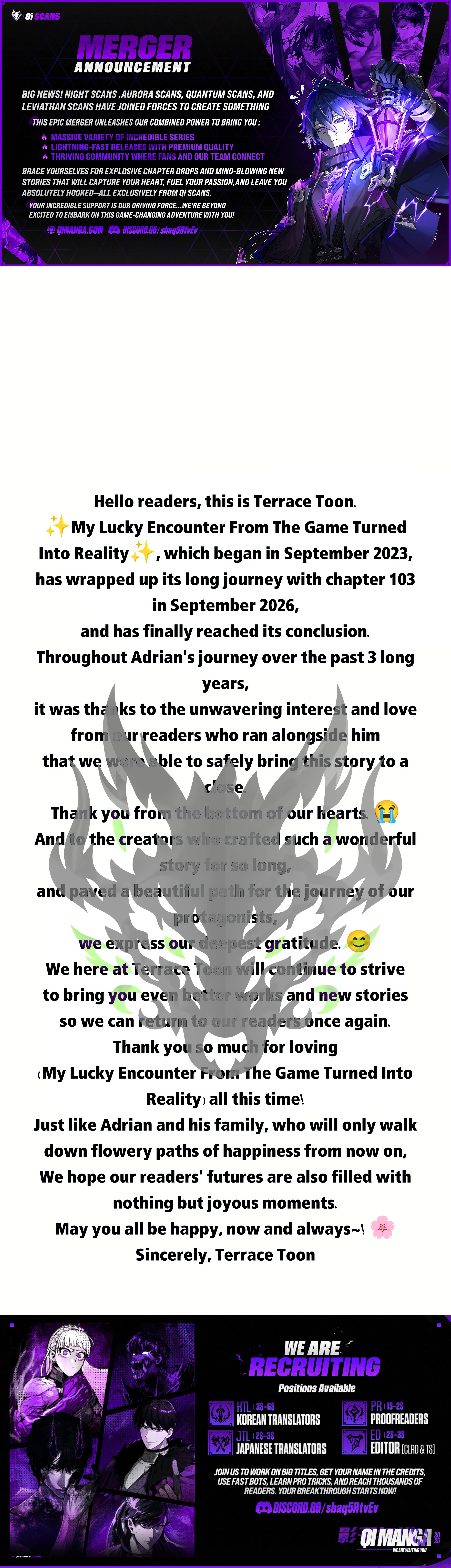My Lucky Encounter From The Game Turned Into Reality Chapter 103.5 - Page 1