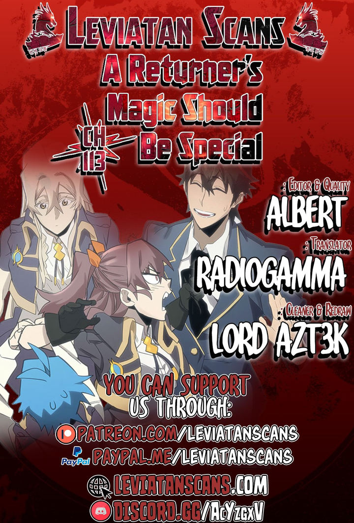 A Returner's Magic Should Be Special Chapter 113 - Page 1
