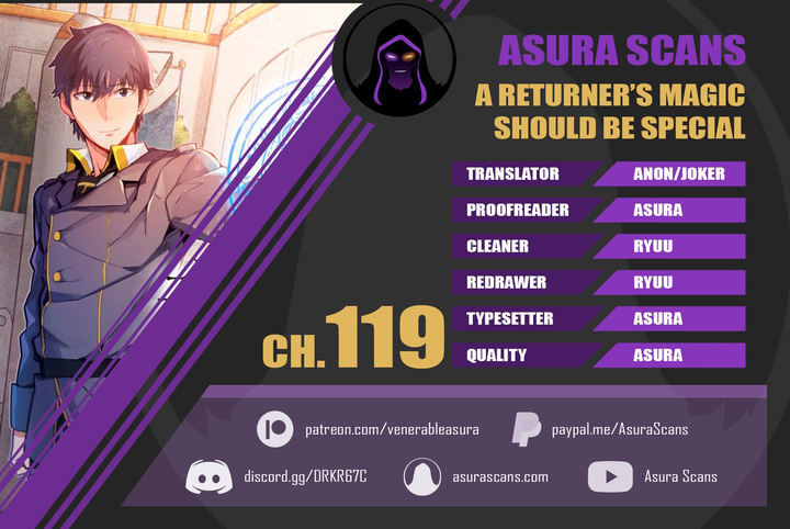 A Returner's Magic Should Be Special Chapter 119 - Page 1