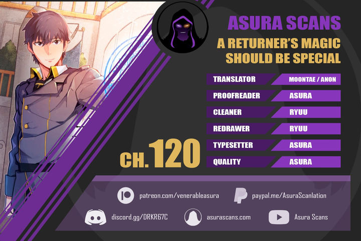 A Returner's Magic Should Be Special Chapter 120 - Page 1