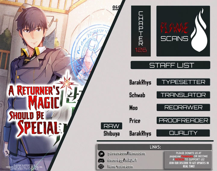 A Returner's Magic Should Be Special Chapter 126 - Page 1
