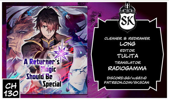 A Returner's Magic Should Be Special Chapter 130 - Page 1