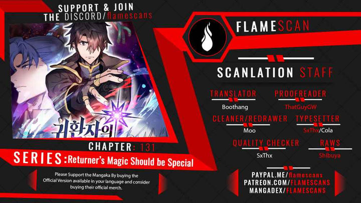 A Returner's Magic Should Be Special Chapter 131 - Page 1