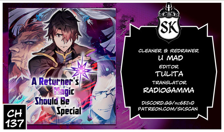 A Returner's Magic Should Be Special Chapter 137 - Page 1