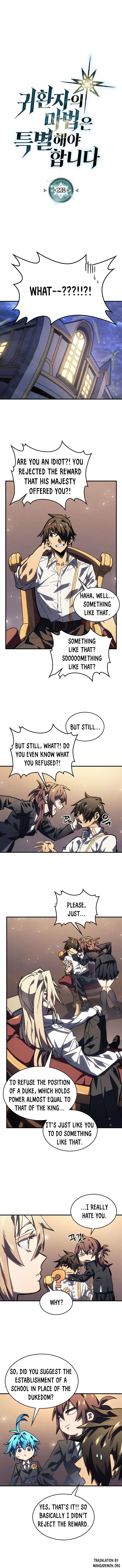 A Returner's Magic Should Be Special Chapter 228 - Page 1