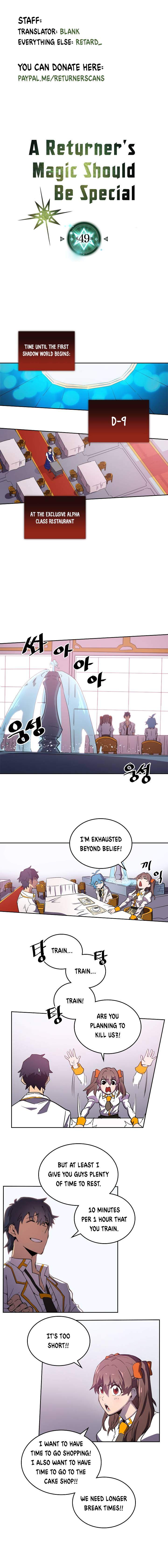 A Returner's Magic Should Be Special Chapter 49 - Page 1