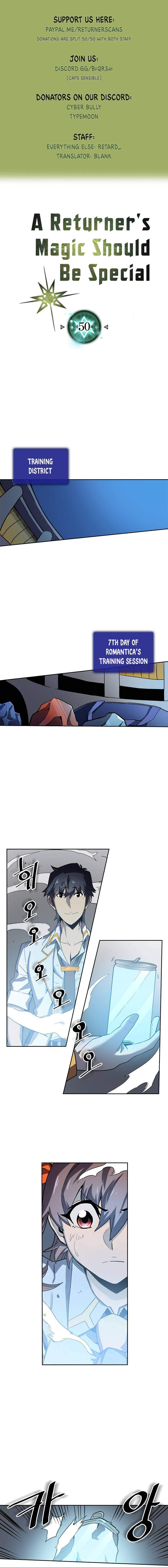 A Returner's Magic Should Be Special Chapter 50 - Page 1
