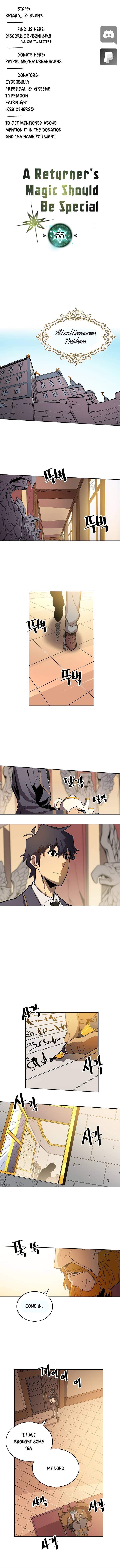 A Returner's Magic Should Be Special Chapter 55 - Page 1