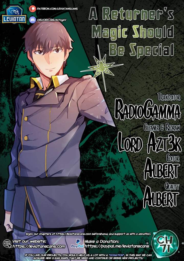A Returner's Magic Should Be Special Chapter 71 - Page 1