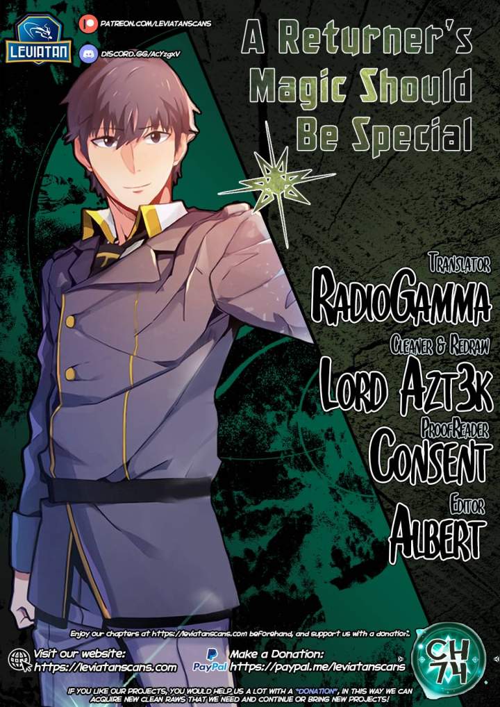 A Returner's Magic Should Be Special Chapter 74 - Page 1