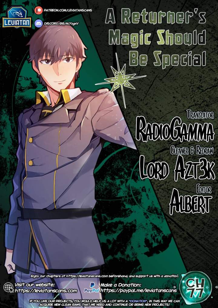 A Returner's Magic Should Be Special Chapter 77 - Page 1