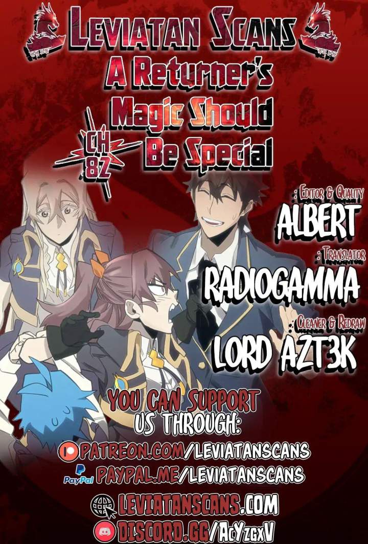 A Returner's Magic Should Be Special Chapter 82 - Page 1