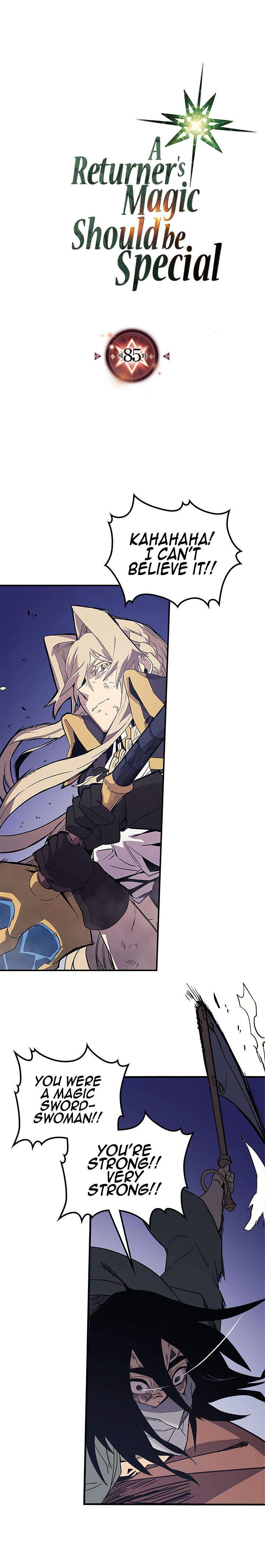 A Returner's Magic Should Be Special Chapter 85 - Page 1