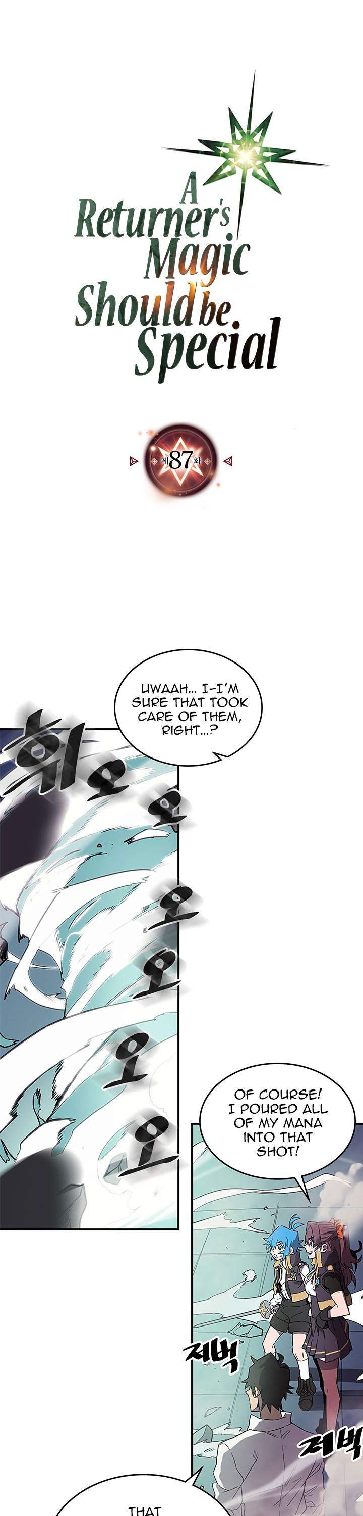 A Returner's Magic Should Be Special Chapter 87 - Page 1
