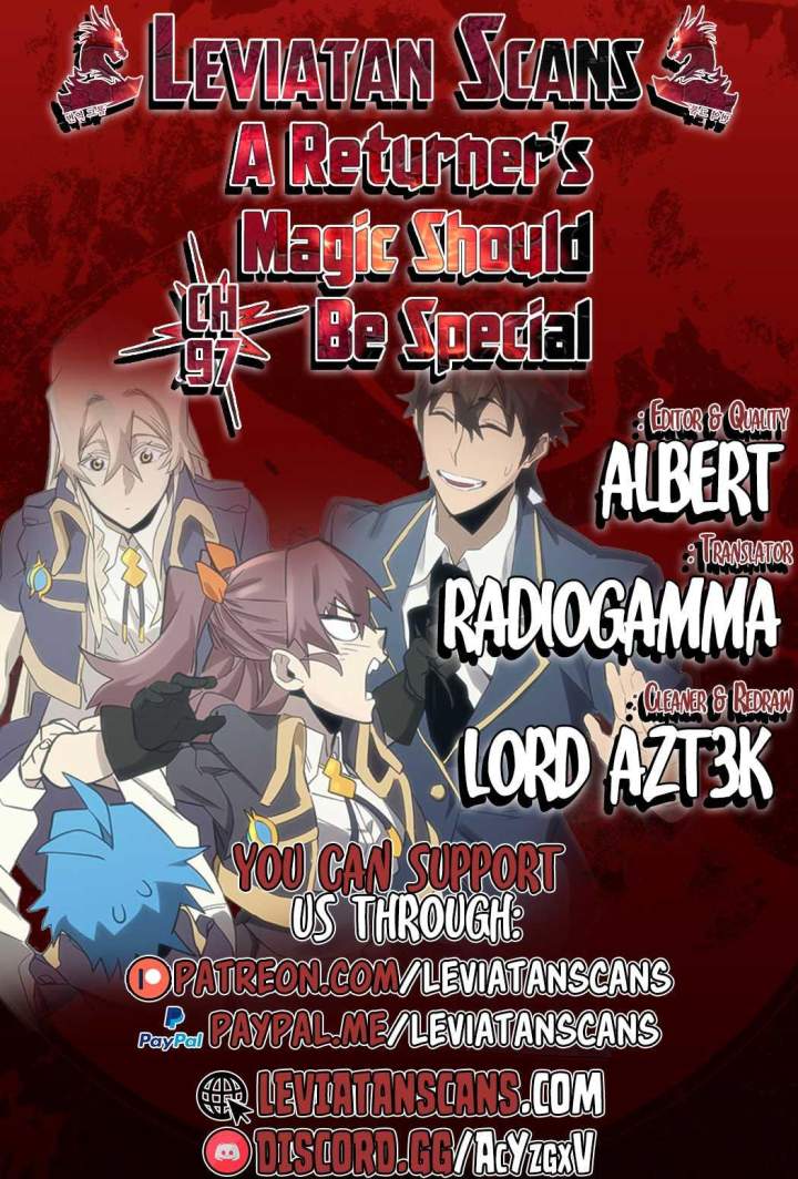 A Returner's Magic Should Be Special Chapter 97 - Page 1
