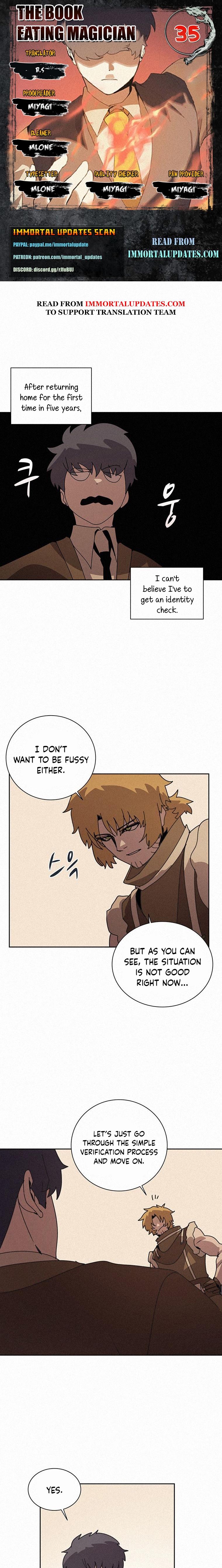 The Book Eating Magician Chapter 35 - Page 1