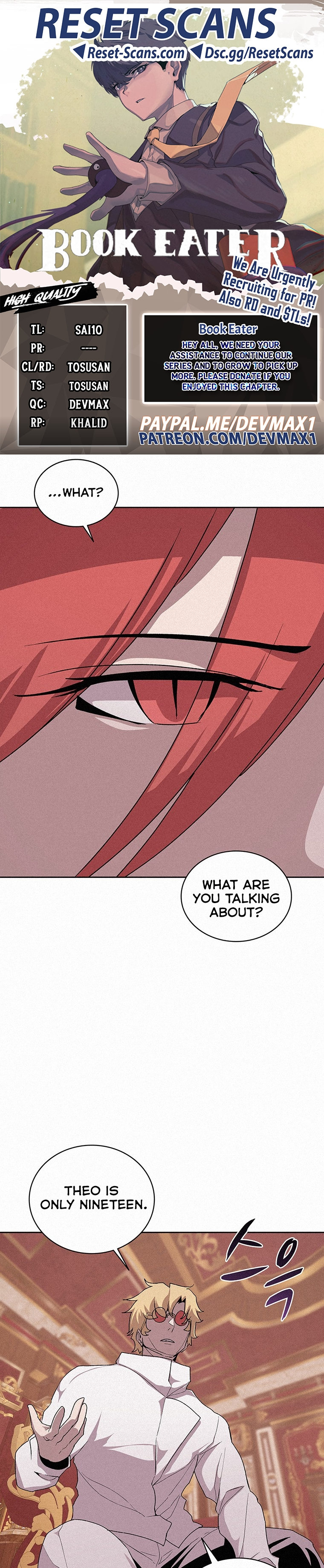 The Book Eating Magician Chapter 50 - Page 1
