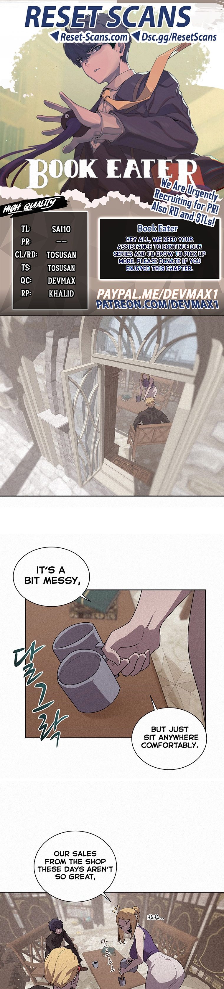 The Book Eating Magician Chapter 51 - Page 1